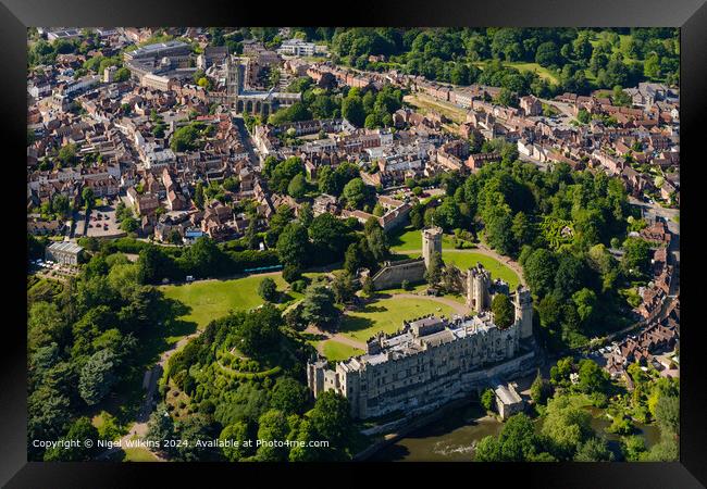 Warwick Castle Framed Print by Nigel Wilkins