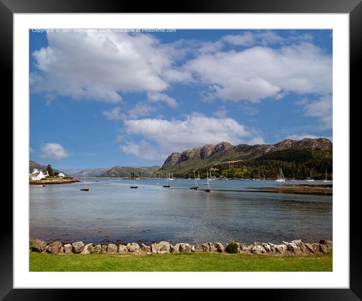  Overlooking Loch Carron Framed Mounted Print by Tom McPherson