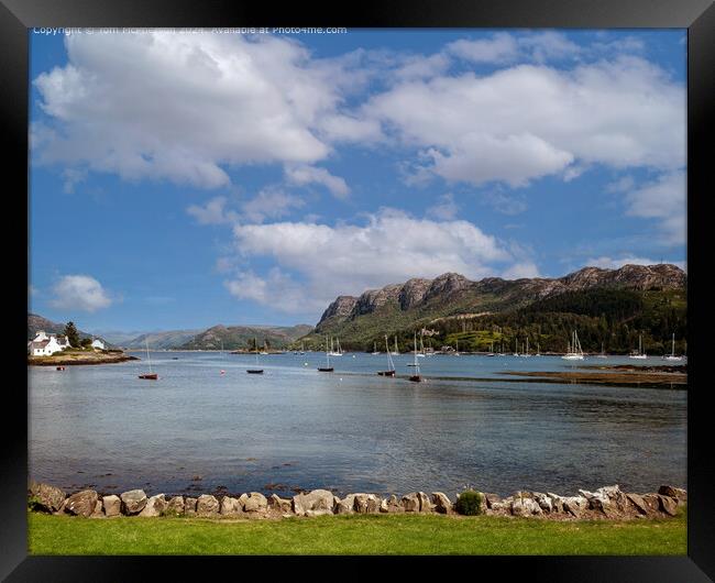 Overlooking Loch Carron Framed Print by Tom McPherson