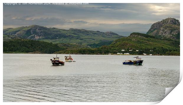 Plockton Loch Carron Highlands Print by Tom McPherson