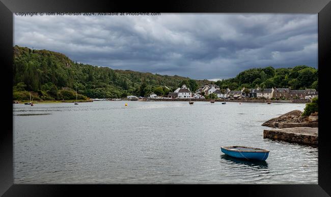 Loch Carron, Plockton, Scotland Framed Print by Tom McPherson