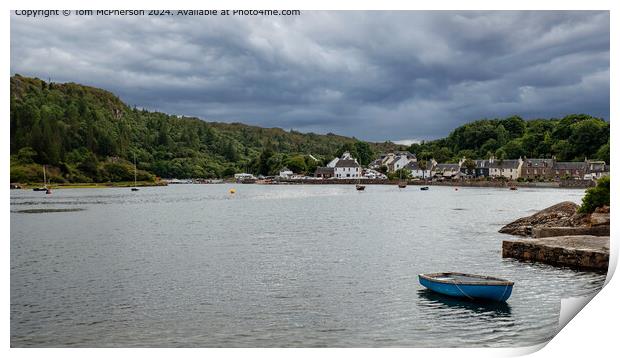 Loch Carron, Plockton, Scotland Print by Tom McPherson