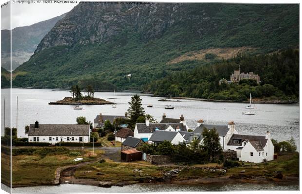 Loch Carron Plockton Scotland Canvas Print by Tom McPherson