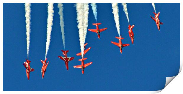 RAF Red Arrows Hawk T1:  Print by Allan Durward Photography