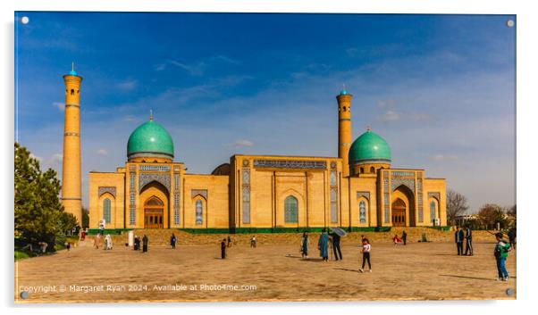 The Hazrati Imam Mosque, Tashkent Acrylic by Margaret Ryan