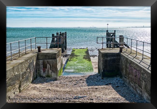 Gogs Berth at The Garrison, Shoeburyness, Essex. Framed Print by Peter Bolton
