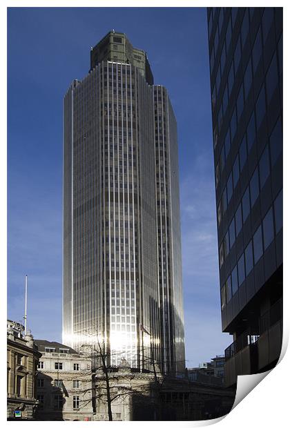Tower 42 London Print by David French