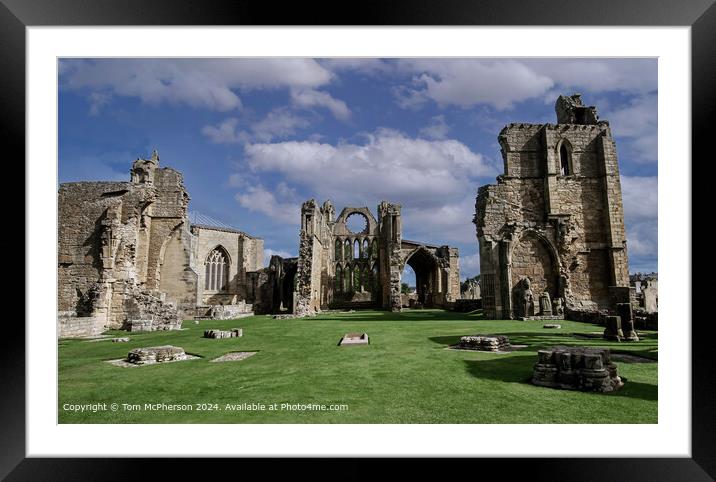 Elgin Cathedral Ruins, Scotland Framed Mounted Print by Tom McPherson