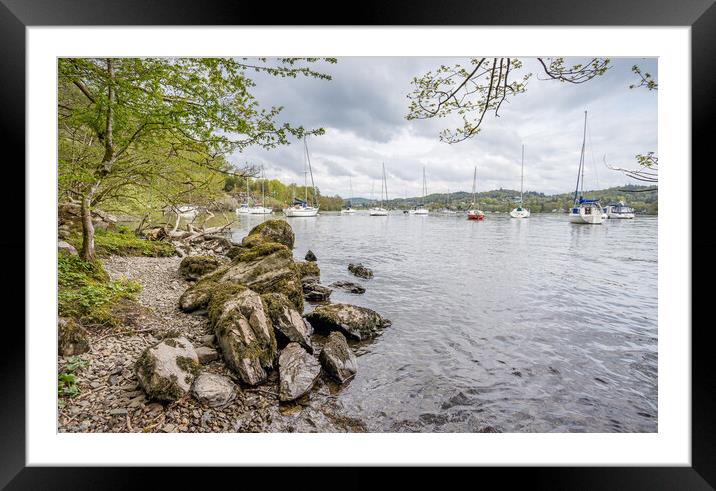 Windermere West Shore Framed Mounted Print by Jason Wells
