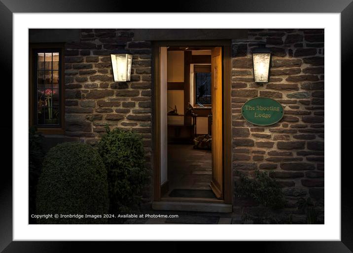 The shooting lodge Framed Mounted Print by Ironbridge Images