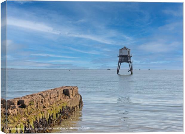 Dovercourt lighthouse Canvas Print by Kevin Wailes