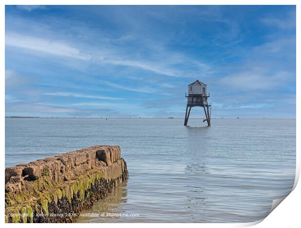 Dovercourt lighthouse Print by Kevin Wailes