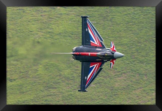 RAF Display Typhoon Black Jack Framed Print by Rory Trappe