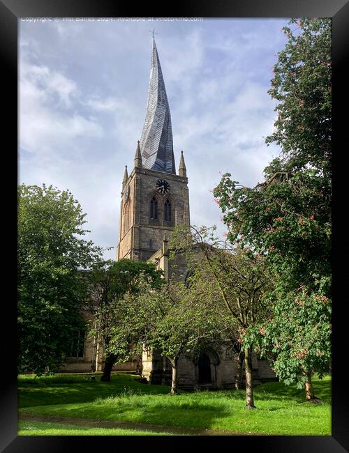 Crooked Steeple Chesterfield  Framed Print by Phil Banks