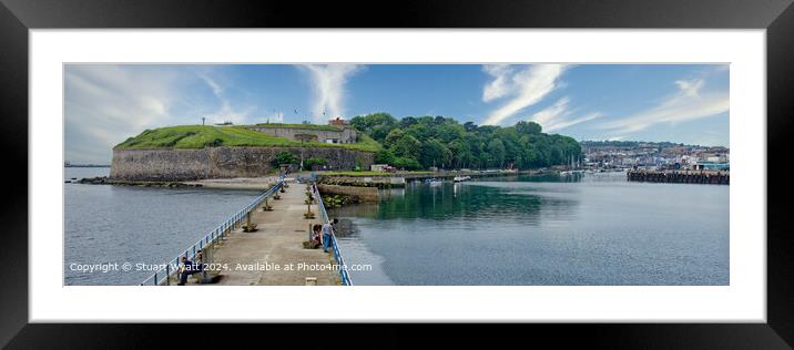 Nothe Fort, Weymouth Harbour Panorama Framed Mounted Print by Stuart Wyatt