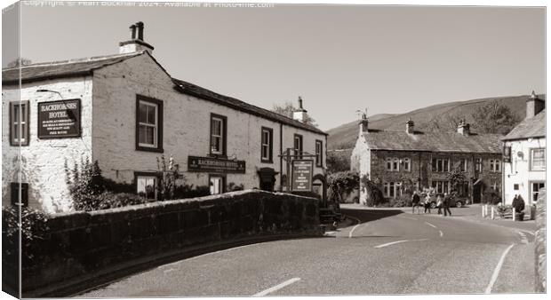 English Village Kettlewell Yorkshire Dales Canvas Print by Pearl Bucknall