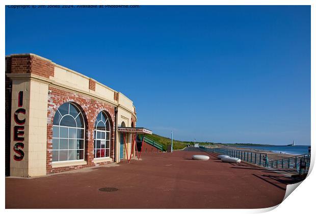 Rendezvous Cafe, Whitley Bay  Print by Jim Jones