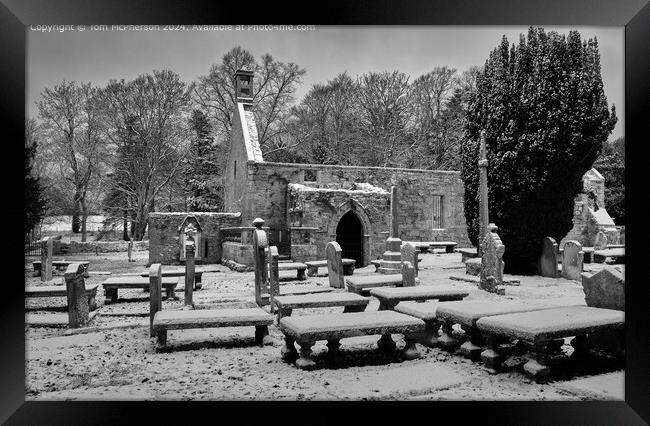 Ancient Church Ruins Duffus Scotland Framed Print by Tom McPherson