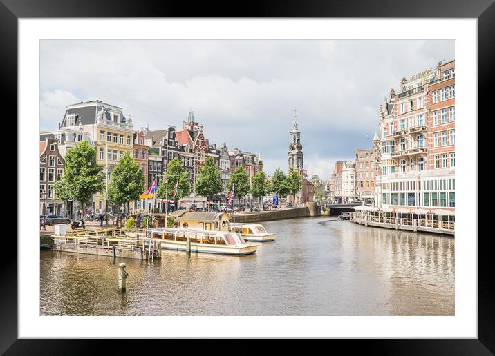 View to Mint Tower from the Halvemaansbrug Framed Mounted Print by Jason Wells