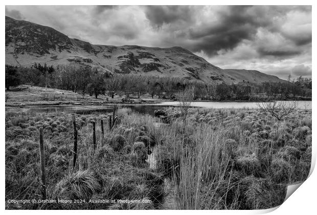 Great Bay and Catbells Print by Graham Moore