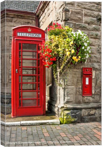 Bridgnorth Red Architecture Canvas Print by Ironbridge Images