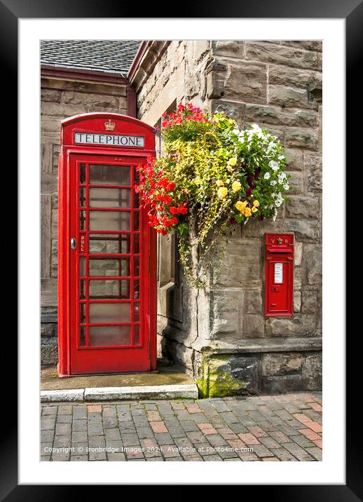 Bridgnorth Red Architecture Framed Mounted Print by Ironbridge Images