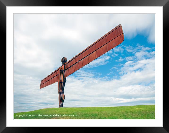 Angel of the North Framed Mounted Print by Kevin Wailes