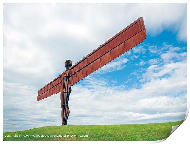 Angel of the North Print by Kevin Wailes