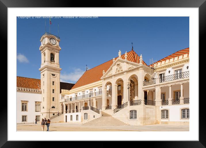 Portuguese University of Coimbra in Portugal Framed Mounted Print by Pearl Bucknall