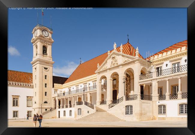 Portuguese University of Coimbra in Portugal Framed Print by Pearl Bucknall