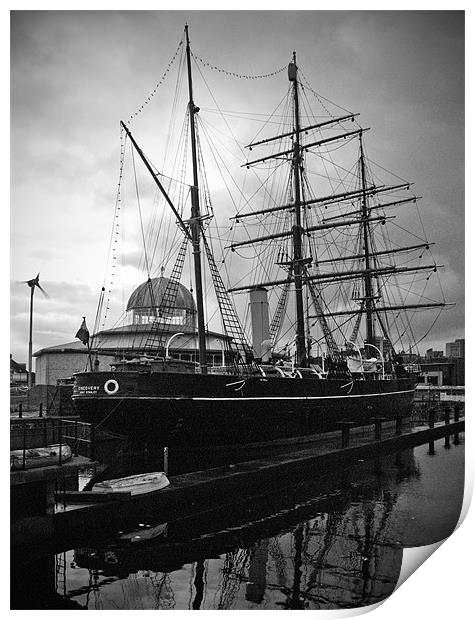 The Iconic Sailing Ship of Captain Scott Print by Stuart Jack