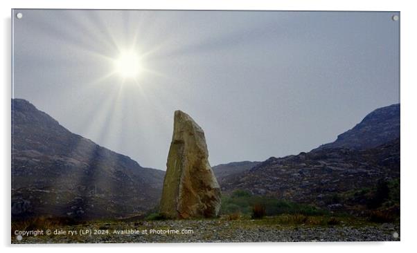 Seilebost Sunray Stone ISLE OF HARRIS Acrylic by dale rys (LP)