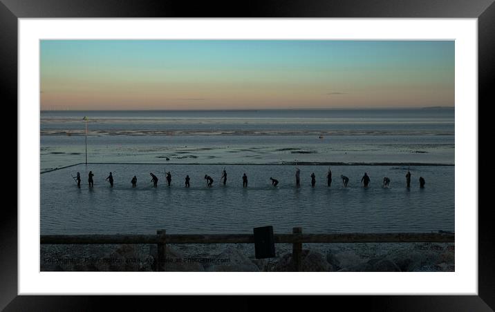 Essex Tidal Pool Performance Framed Mounted Print by Peter Bolton