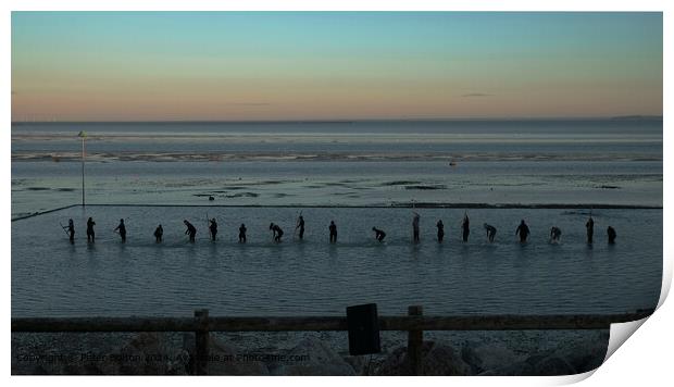 Essex Tidal Pool Performance Print by Peter Bolton