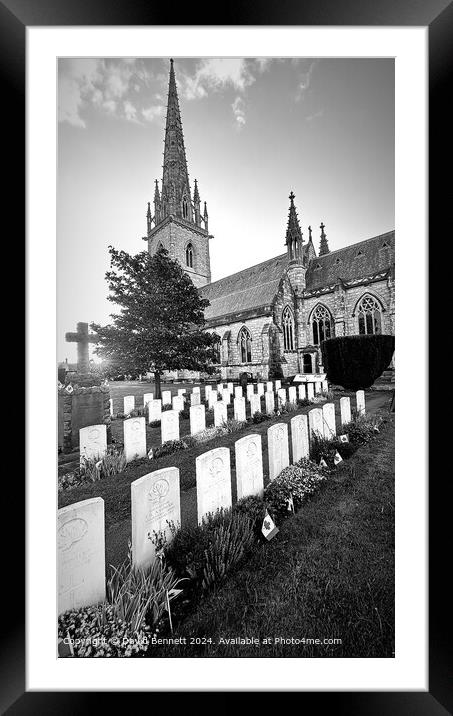 Bodelwyddan Church D-Day Architecture Framed Mounted Print by David Bennett
