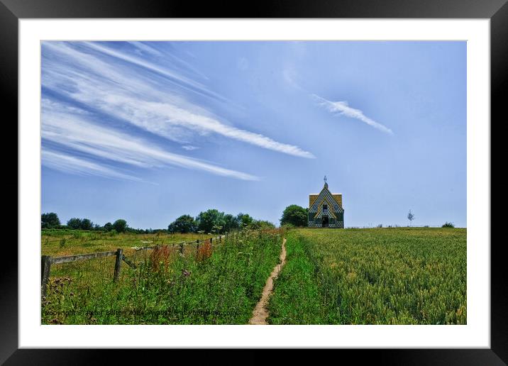 Colourful Essex Architecture Framed Mounted Print by Peter Bolton