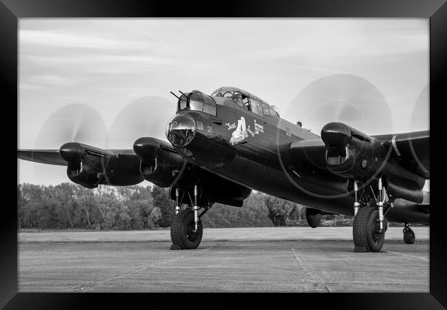 Lancaster Bomber NX611 Aviation Framed Print by J Biggadike
