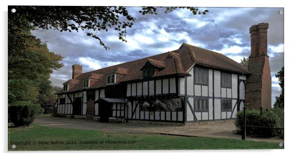 Southchurch Hall Architecture Acrylic by Peter Bolton
