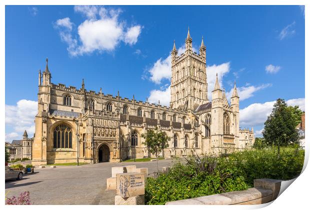 Gloucester Cathedral Architecture Print by Daugirdas Racys