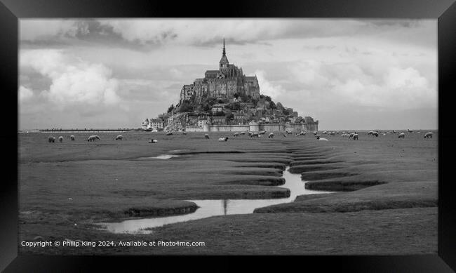 Mont St-Michel, Normandy, France Framed Print by Philip King