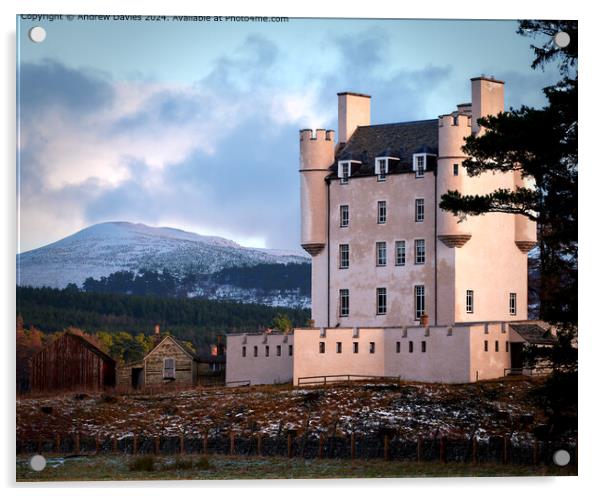 Braemar Castle, Scottish Highlands Acrylic by Andrew Davies