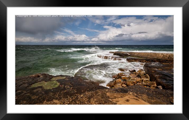 Moray Firth Waves Framed Mounted Print by Tom McPherson