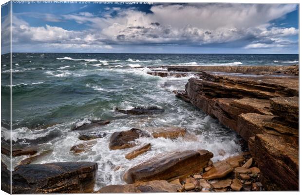 Moray Firth Sand and Sea Canvas Print by Tom McPherson
