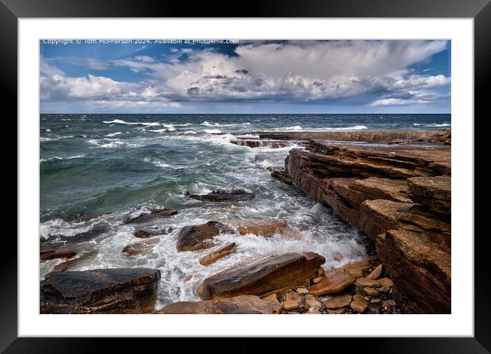 Moray Firth Sand and Sea Framed Mounted Print by Tom McPherson