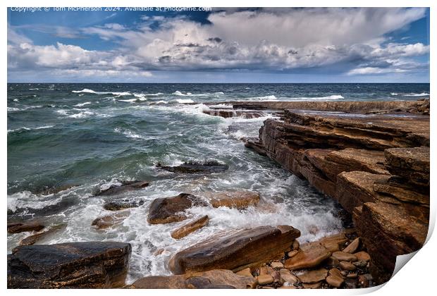 Moray Firth Sand and Sea Print by Tom McPherson