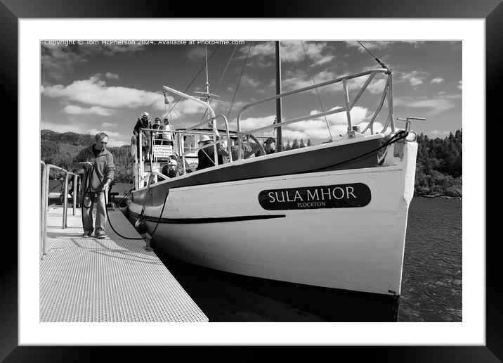 Nostalgia Boat 'Sula Mhor' Framed Mounted Print by Tom McPherson