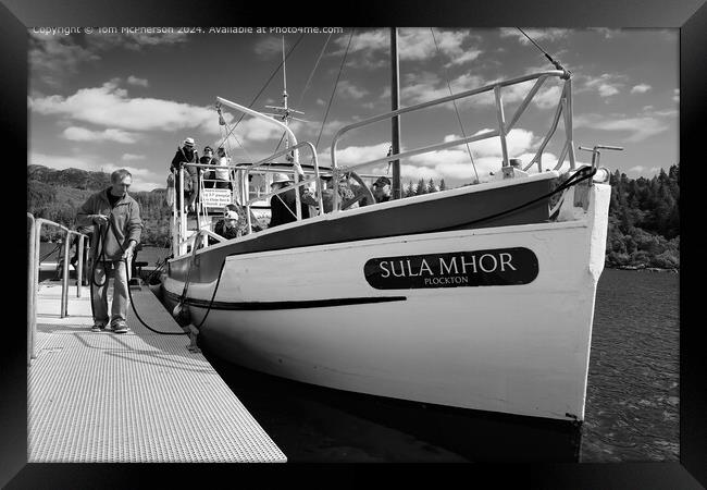  Nostalgia Boat 'Sula Mhor' Framed Print by Tom McPherson