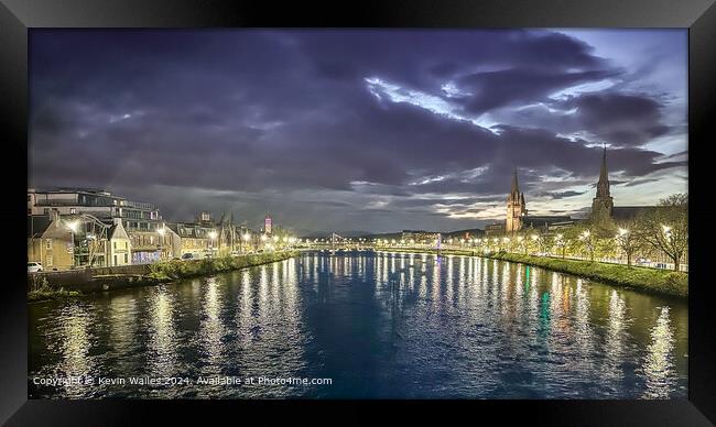 River Reflection Inverness Framed Print by Kevin Wailes