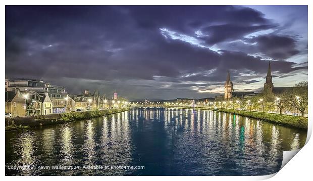 River Reflection Inverness Print by Kevin Wailes