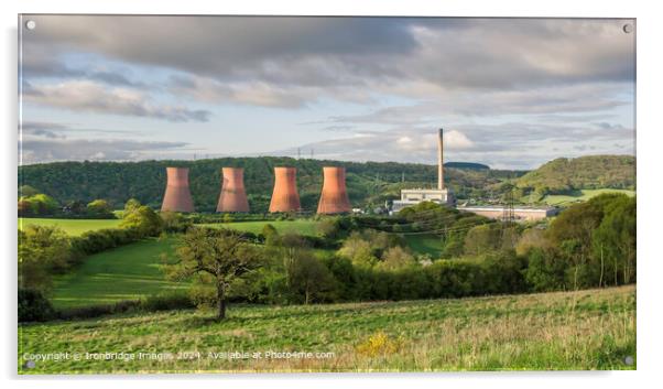 Ironbridge Power Station Landscape Acrylic by Ironbridge Images